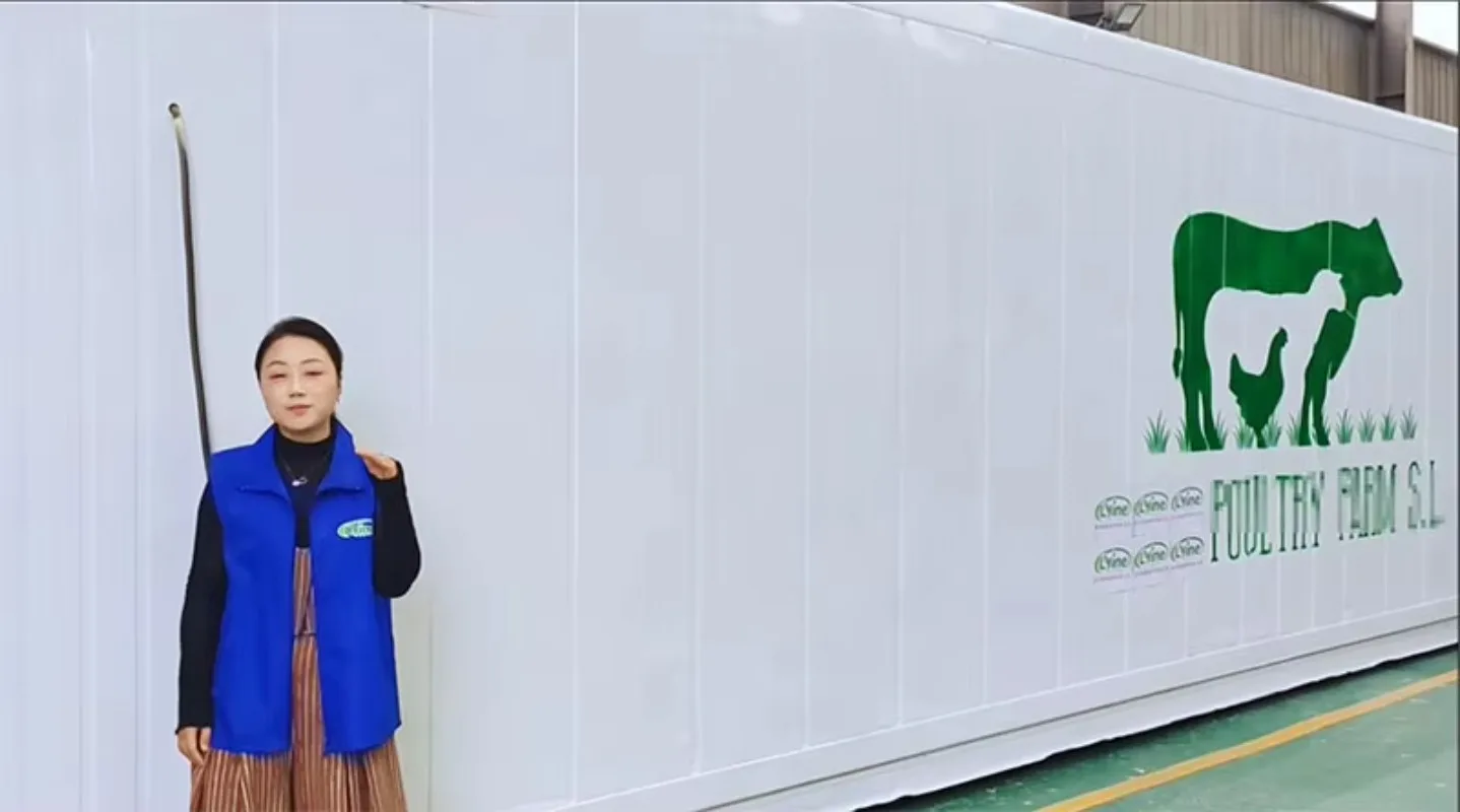 Sistema di ricerca idroponica Contenitore di spedizione idroponico verticale Sistema di coltivazione della forcella agricola per mangimi di animali