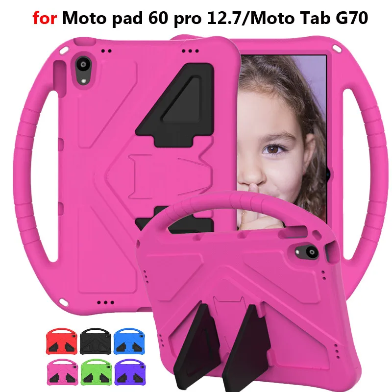 

Case for Motorola Moto Tab G70 11.0" 2022 for Motorola Moto Pad 60 Pro 12.7 2025 Tablet Protective Case EVA Portable Stand Cover