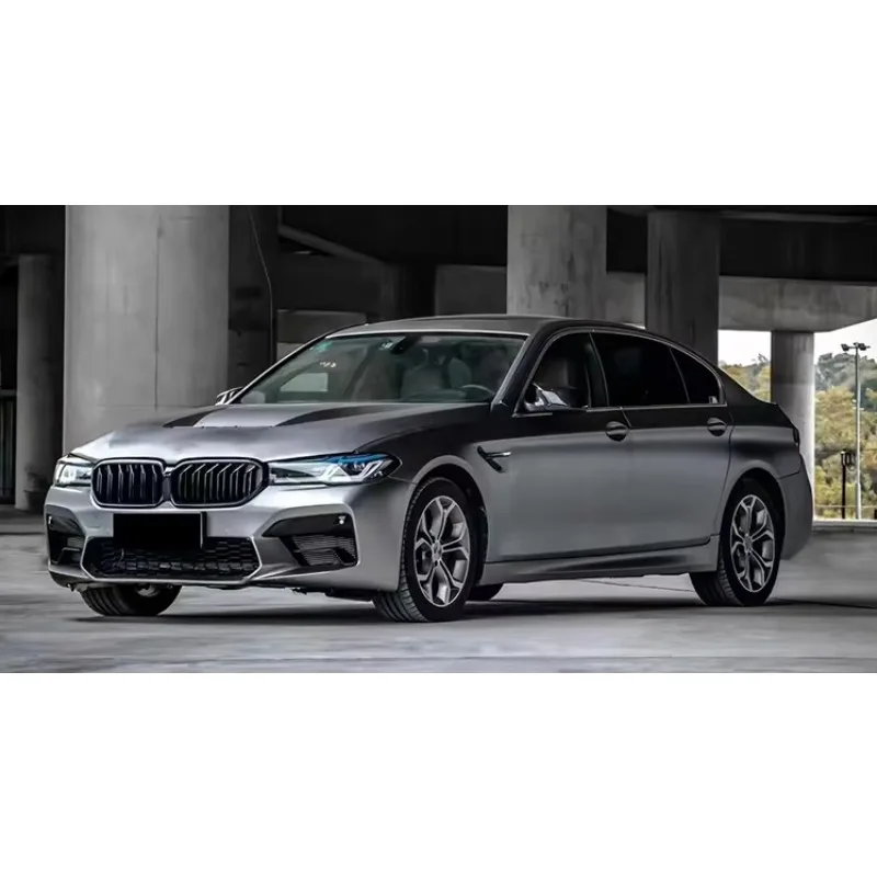 26 Style Yiku For 2010-2018 BMW 5 Series F10/F18 Body Kits PP Material 2021 G38 M5 Front Bumper Hood Side Skirts Taillights Bolt view 6