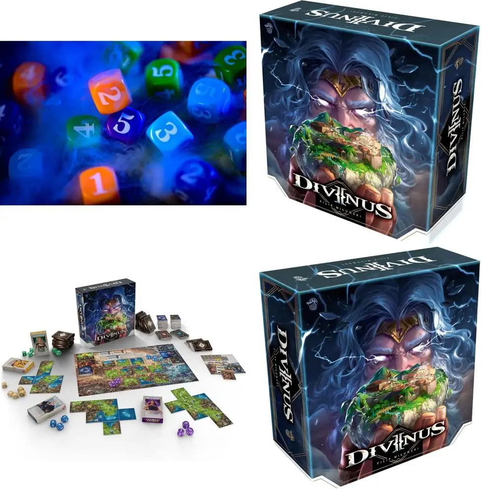 

Divine Battles: A Legacy Strategy Game Blending Greek & Norse Mythology for Ages 10+, 2-4 Players, 45-60 Min Playtime