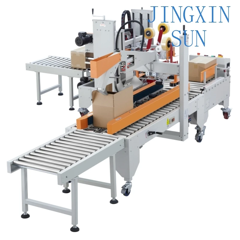 Packaging Line Machinery for Carton Sealing Machine Box Packing Machine Left Right Sealing Equipment End of Line Packaging