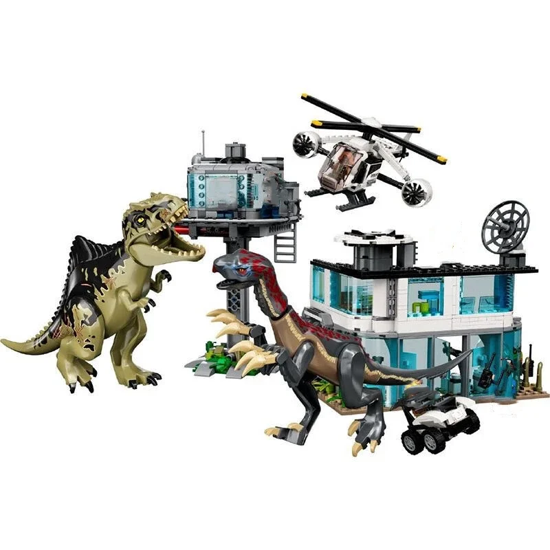 Southern Giant Beast Dragon Creative MOC RV Building Block Velociraptor DIY  Model Brick Assembly Toy Gifts for Children