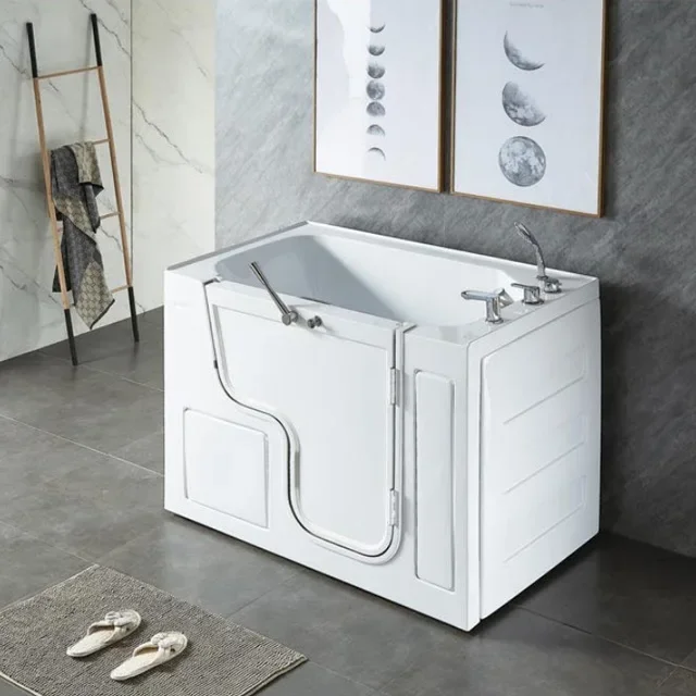 Door walk-in bathtub for the elderly, barrier-free side door bathtub, seated jacuzzi tub for the elderly, bathtub for the elderl
