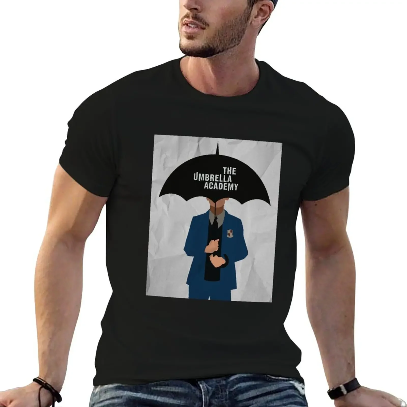 The Umbrella Academy #5 T-Shirt aesthetic clothes sublime blue archive t shirt men 100℅ cotton