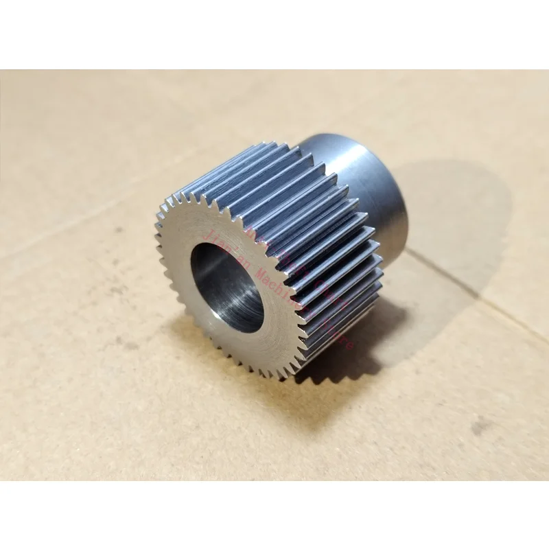 Customized Convex Step Steel  0.8 mod 40t teeth Cylindrical Non standard bevel and hypoid gear rack and worm gear synchronous