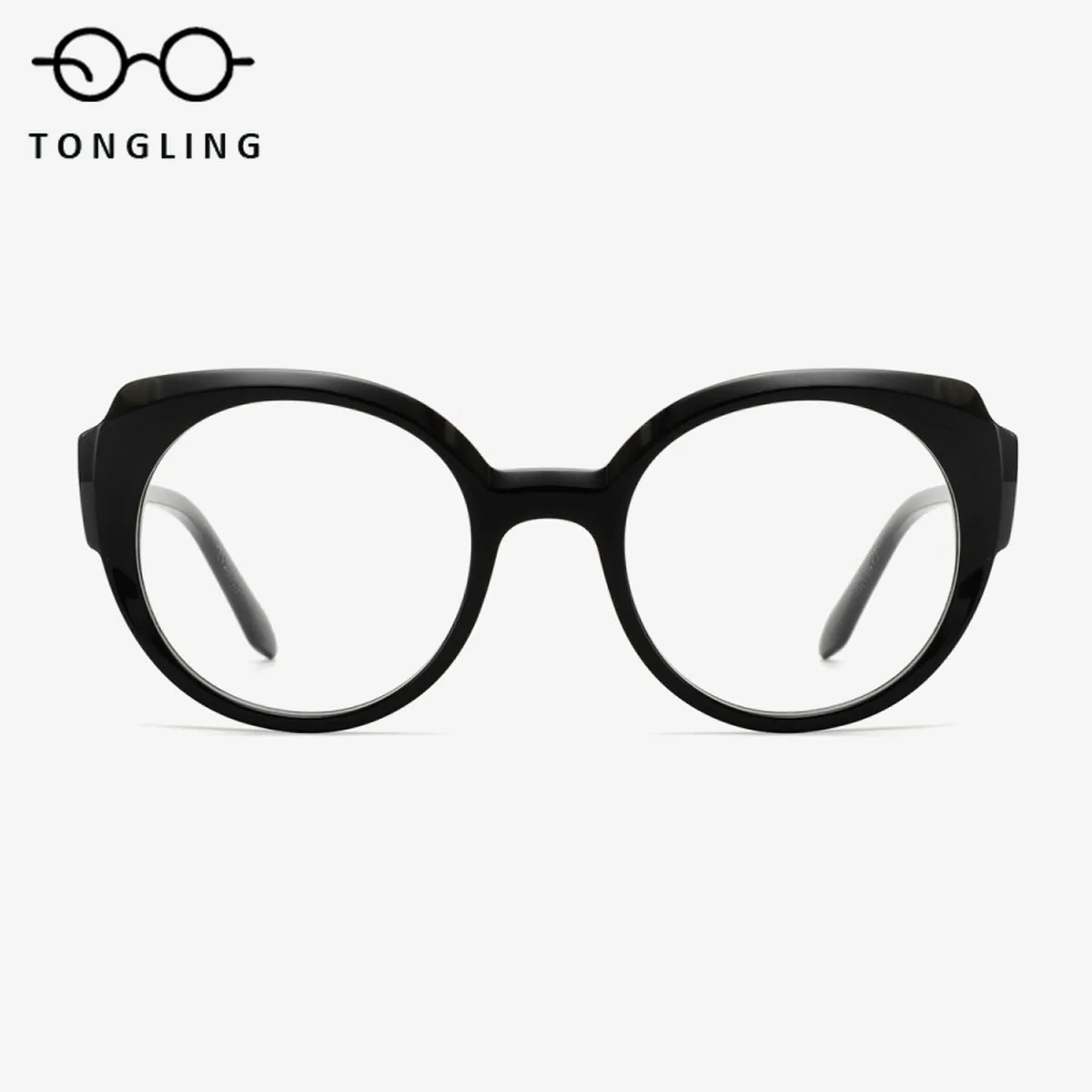 

High-Quality New Women Natural Large-Frame Handcrafted Fashionable High-Quality Acetate Men Glasses Frame Personalized Design