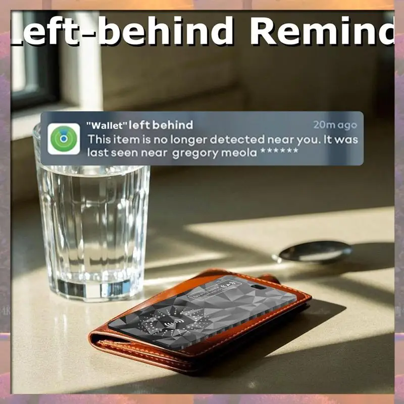 محفظة بطاقات تتبع رفيعة للغاية الأعلى مبيعًا، بطاقة مضادة للخسارة من أجل العثور على جهاز تعقب رفيع للغاية