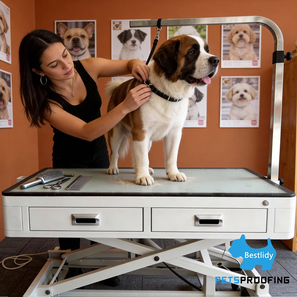 

New Electric Design Electric LED Pet Dog Grooming Table With 4 Drawers