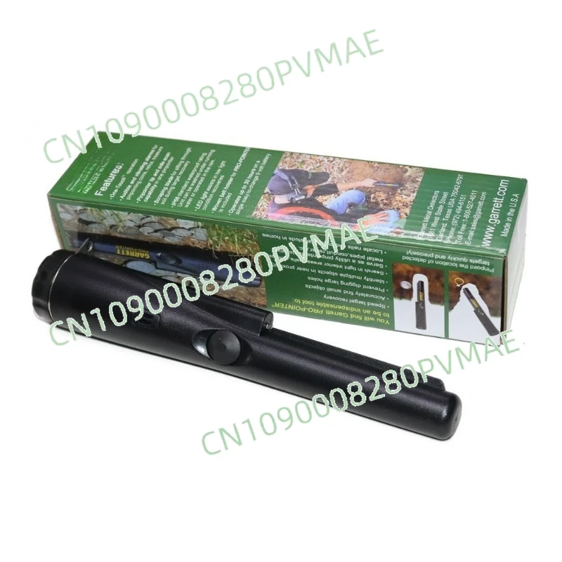 Handheld waterproof metal detector with sling