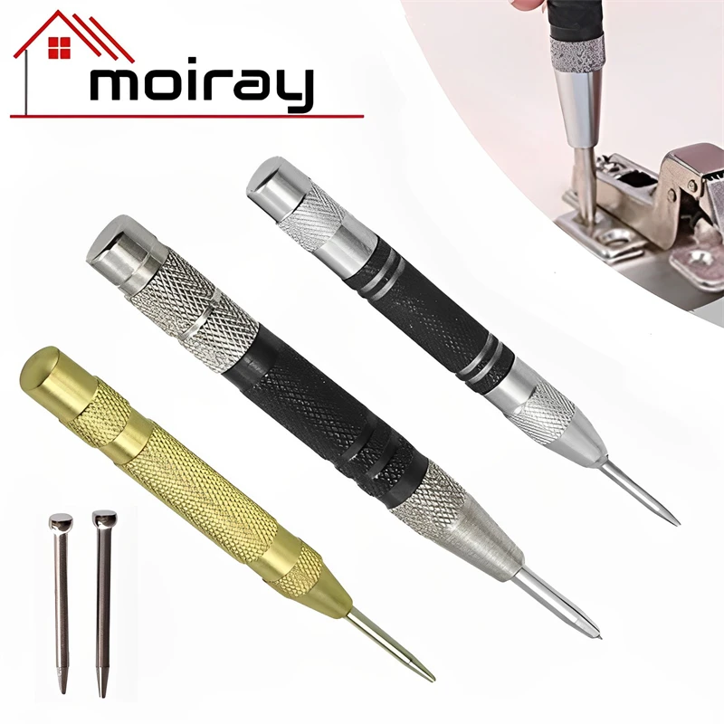 Automatic Center Punch General Automatic Center Punch Adjustable Spring Loaded Metal Drill Tool Center Hole Punch Super Strong