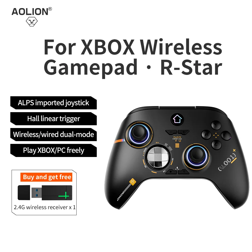 

AOLION 2.4 G Wireless Controller for Xbox Series X S Gamepad Video Game Controller Gaming Controller for Xbox One and Windows 10