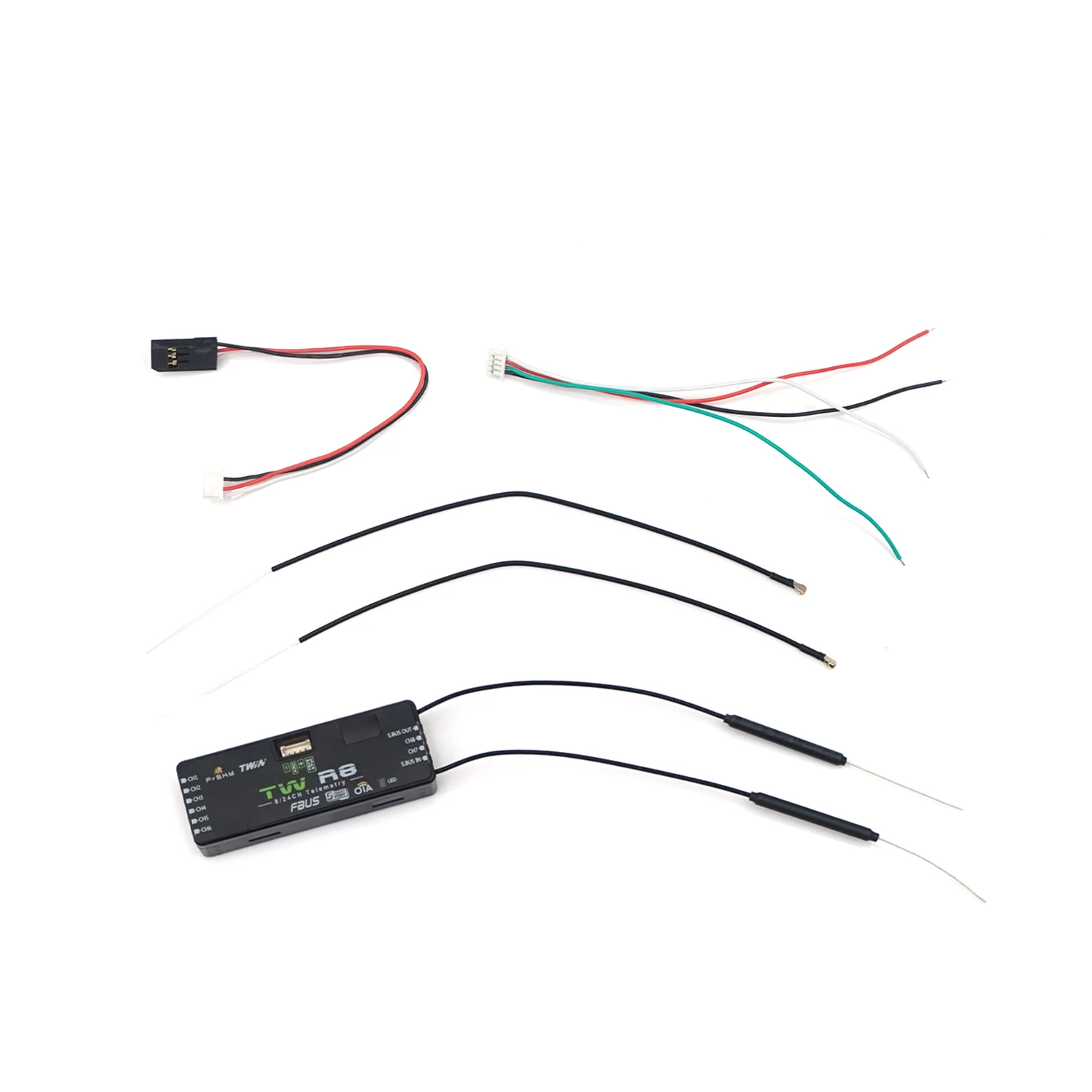 FrSky TW R8 Dual 2.4G Receiver with 8CH Ports