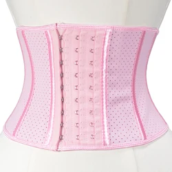 Waist Trainer Short Torso Corsets 7 Inches Torso 9 Steel Bones Latex Underbust Waist Cinchers Loss Weight Body Shaper for Women