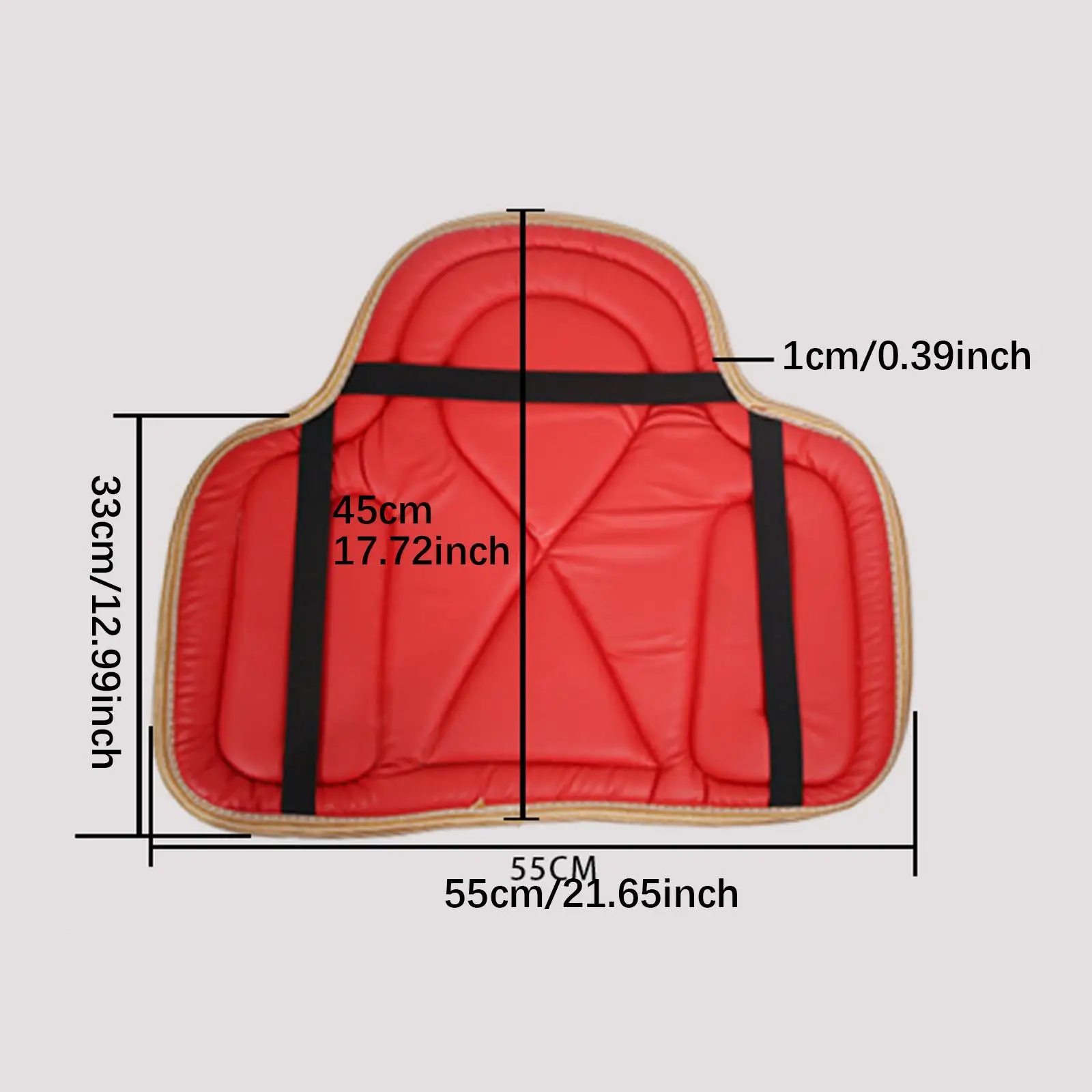 Horse Saddle Pad Practical Breathable Equestrian Riding Equipment Sponge Lining Comfort Horse Riding Pad 21.65inchx17.72inch