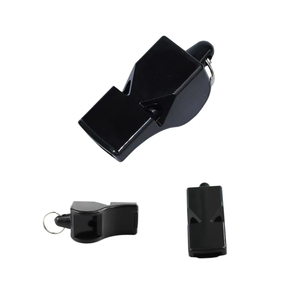 New Three Chambers 120 dB Loud Sound Handheld Curved Referee Whistle for Basketball and Soccer Professional Rescue Whistles