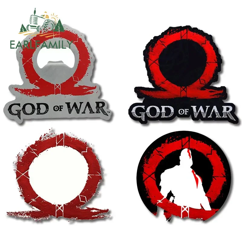 

EARLFAMILY 13cm for God of War Car Stickers Scratch-Proof Fashionable Decals Car Accessories Bumper Trunk Motorcycle Game
