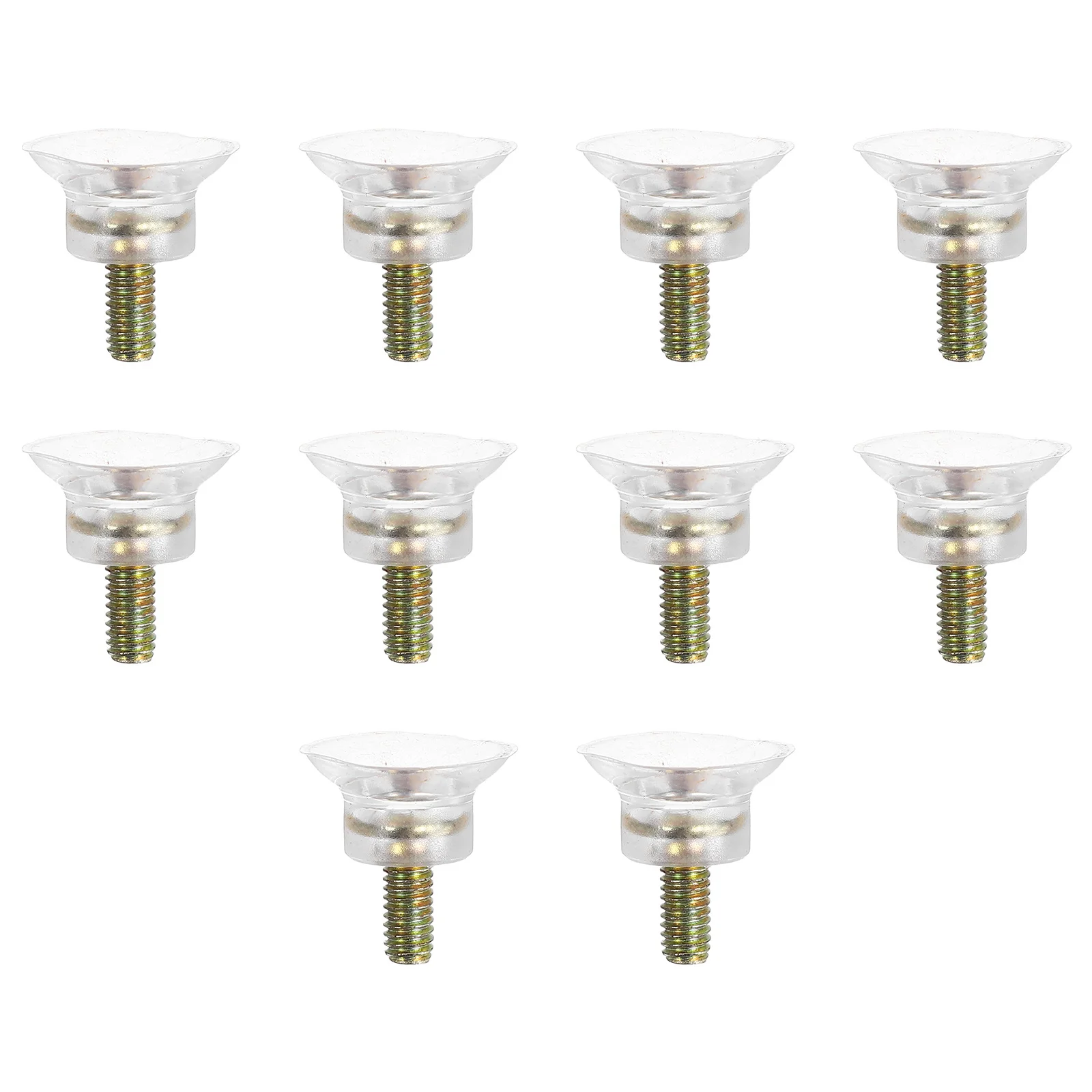 

10Pcs Strong Suction Cup Transparent Furniture Glides Easy Installation No Slip Floor Protectors for Wooden Legs of Tables