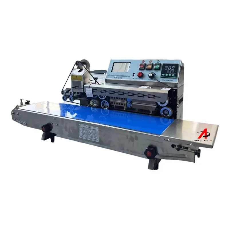 

Automatic Horizontal Continuous Band Sealing Machine Inkjet Print PM2000
