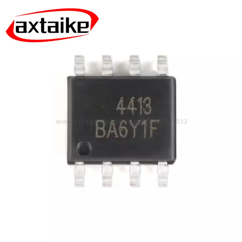 10Pcs AO4413 4413 SOIC-8 30V 15A SMD IC P-Channel MOSFET