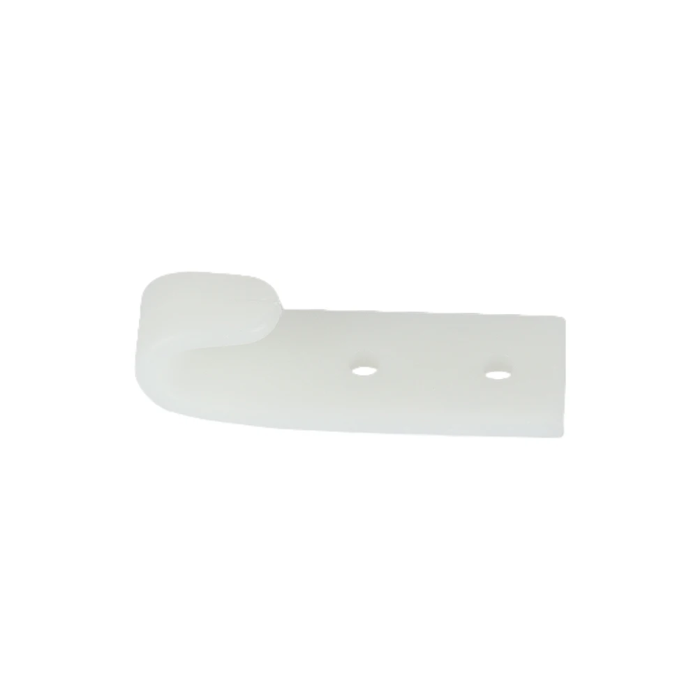 2 X Two-Hole Tarpaulin Hook Set Plastic Pointed White Guy Hook Net Hook Plastic Caravan Hooks