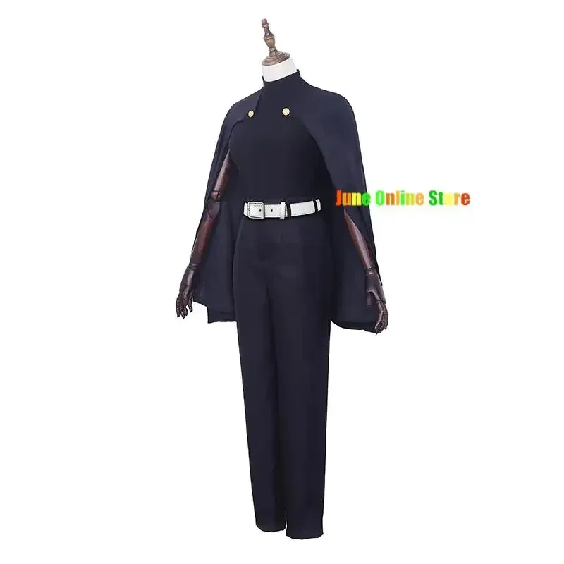 Kodiak Anime Zenin Maki Costume Cosplay Jujutsu Kaisen Stagione 2 Blu Scuro Mantello Occhiali Tatuaggio Verde Parrucca Corta Ba 2025 Nuovo