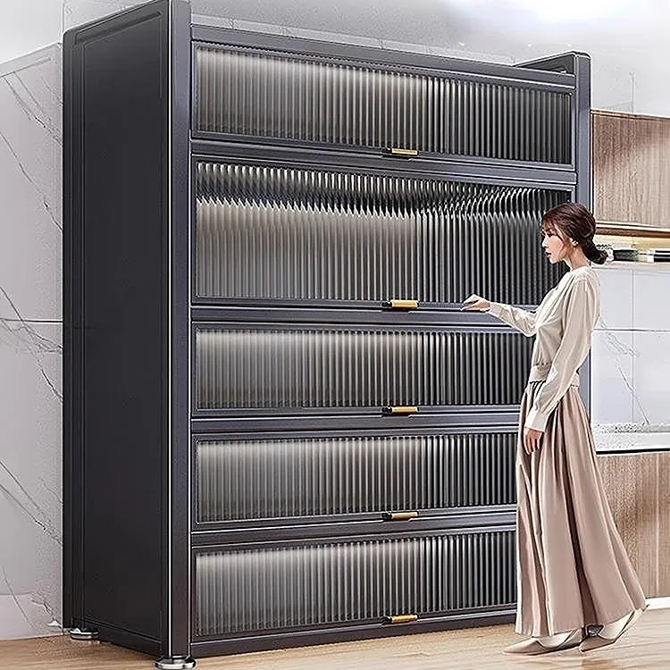 Shelf floor-to-ceiling multi-layer locker