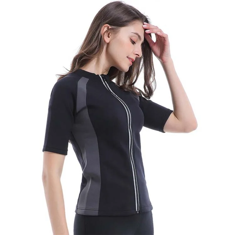 

Women's Sauna Sweat Suit, Quick Dry Skin-Friendly Tight Fitness Set for Yoga, Running, Morning Jogging & Daily Gym Workout
