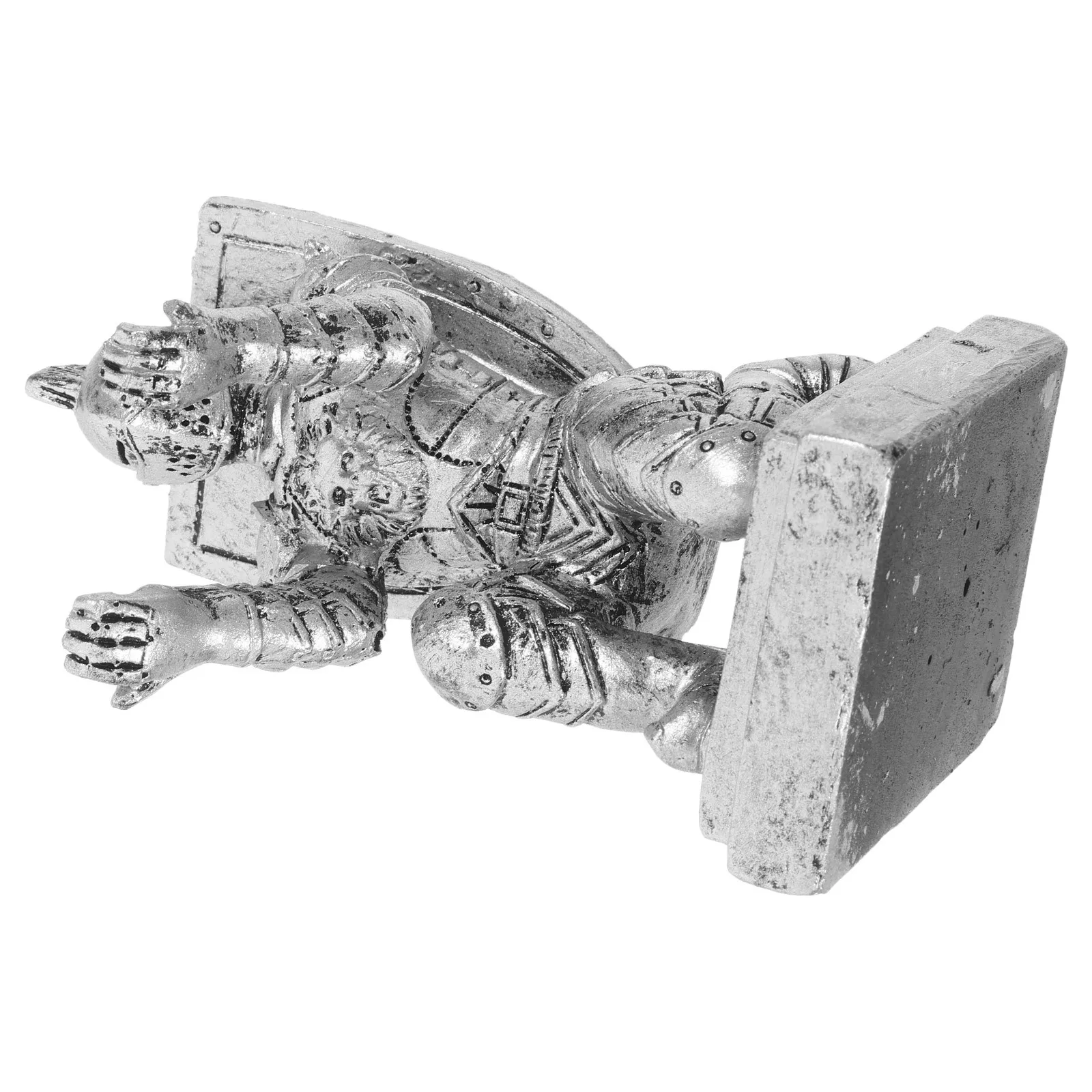 

Knight Shape Pen Holder Resin Desk Organizer Pencil Cup For Office Home Stationery Storage Compact Men'S Desk Accessory