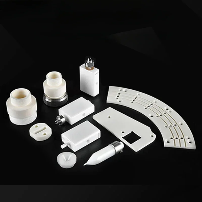 Customized high-temperature resistant industrial ceramic plates, ceramic tubes, and rods for semiconductor parts laser cutting