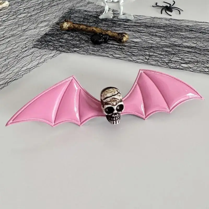 

1PC Mysterious Bat Shaped Hair Accessory Lightweight Resin Halloween Hair Clip
