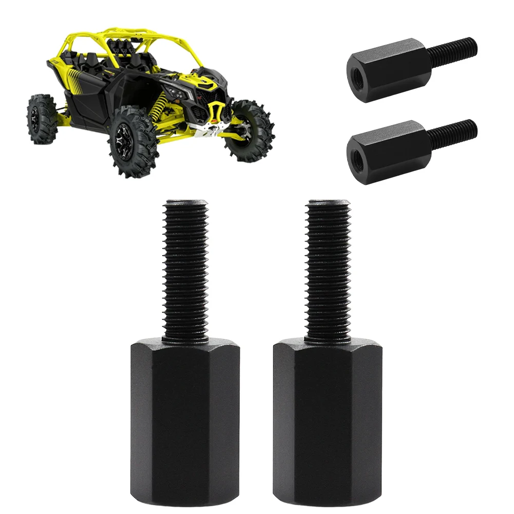 

2Pcs Seat Lift Up Riser Black Aluminum Mount Brackets ATV Seat Riser Lift Mount Kits Fit for Can Am Maverick X3