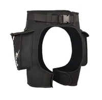 Pantalones cortos de traje de neopreno de 2,5 MM para hombre y mujer, pantalones cortos elásticos de buceo con bolsillos y hebilla de liberación rápida, cinturón ajustable