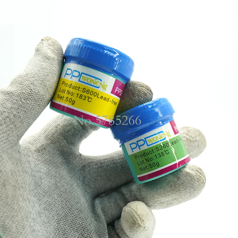 

PPD Solder Paste Lead-free Flux 138/158/183/217 Degree Low Medium High Temperature For PCB BGA CPU LED Rework