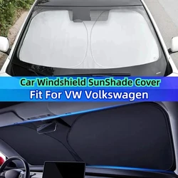 Car Windshield SunShade Cover Fit For VW Volkswagen Polo Tiguan Passat B5 B6 B7 Golf 4 5 6 MK6 Jetta Lavida Anti UV Sun Shade