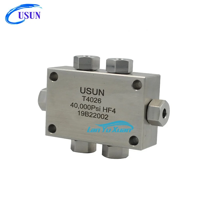 Usun Merk Model:T1026 6 Manier Hoge Druk Hydraulische Tube Fitting Voor Machines