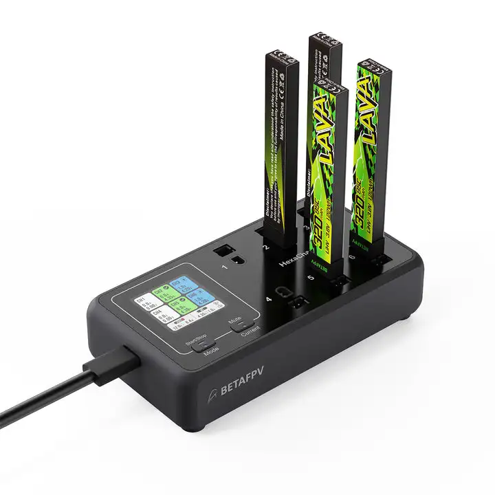 BETAFPV 6 Port 1S Battery Charger V2 1A Discharger Function for FPV Tiny Whoop Drone RC LiPo Battery Charging Board view 5