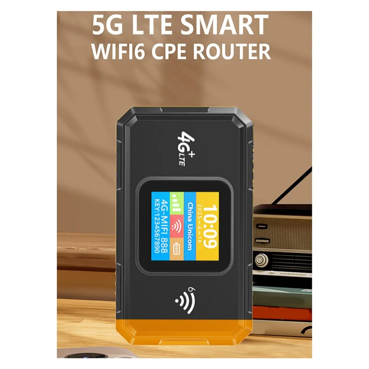 

Новый портативный Wi-Fi роутер 4G LTE с USB-питанием, мобильная точка доступа 150 Мбит/с с LCD-дисплеем для путешествий по Европе, до 16 устройств