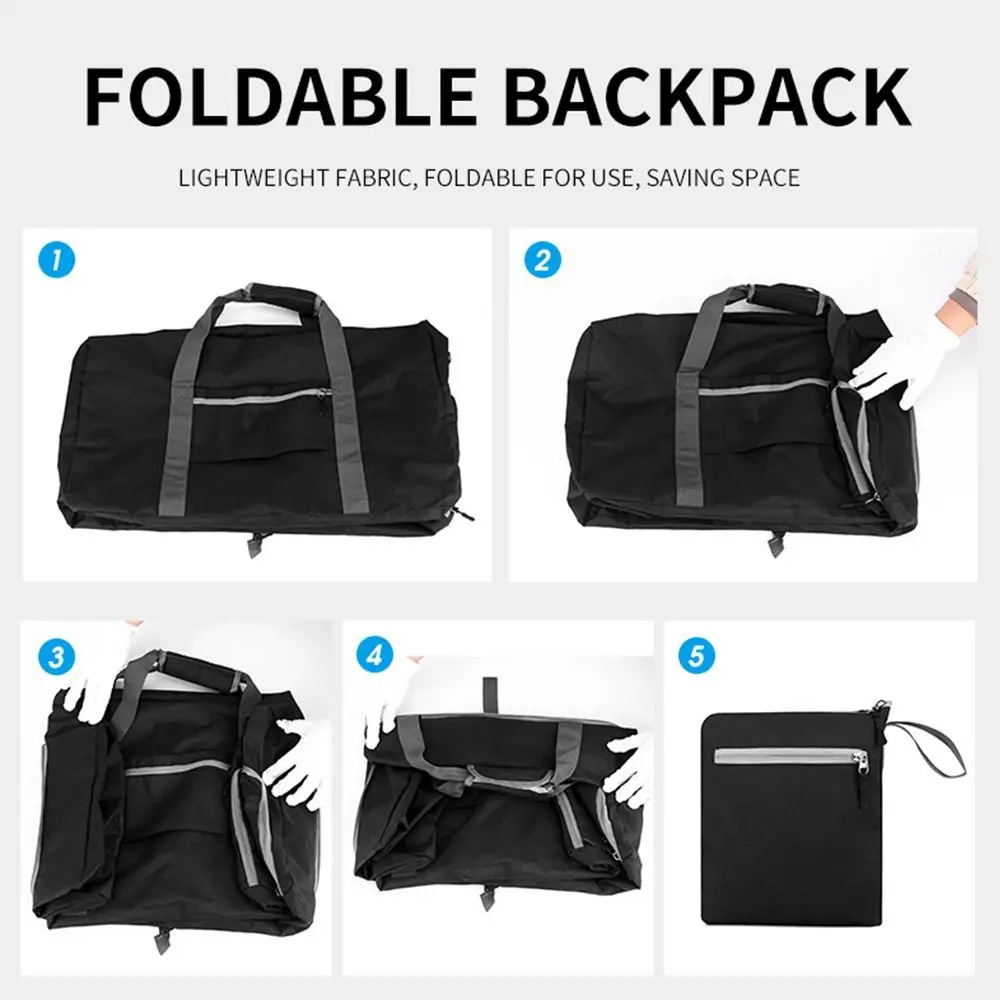 กระเป๋าเดินทางอเนกประสงค์แบบพับได้ น้ำหนักเบา กันน้ำ กระเป๋าออกกำลังกาย ความจุสูง กระเป๋าเดินทางแบบดัฟเฟิล สำหรับเดินทางและเล่นกีฬา