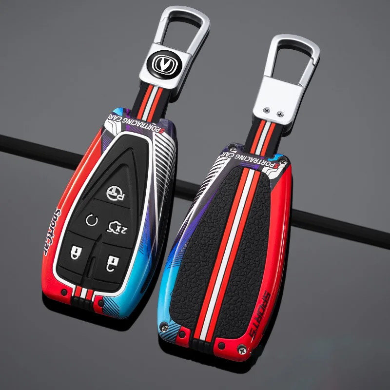 

3/4/5 Buttons Metal Shell Fob For Changan CS35 PLUS CS75PLUS CS55PLUS Eado UNI-T Oushang X5 X7 EV 2019 2020 Car Key Case Cover