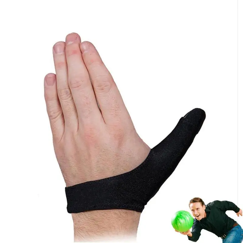 

Bowling Thumb Gloves Thumb Wrist Brace Universal Unisex Adult Bowling Thumb Saver Sleeve ForArthritis Pain Relief Fingers Grip