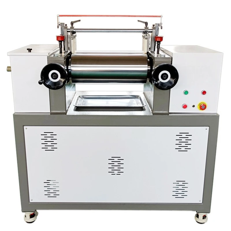 8-Inch open rubber mixer Small laboratory rubber silicone plastic particle heating double roll mixer