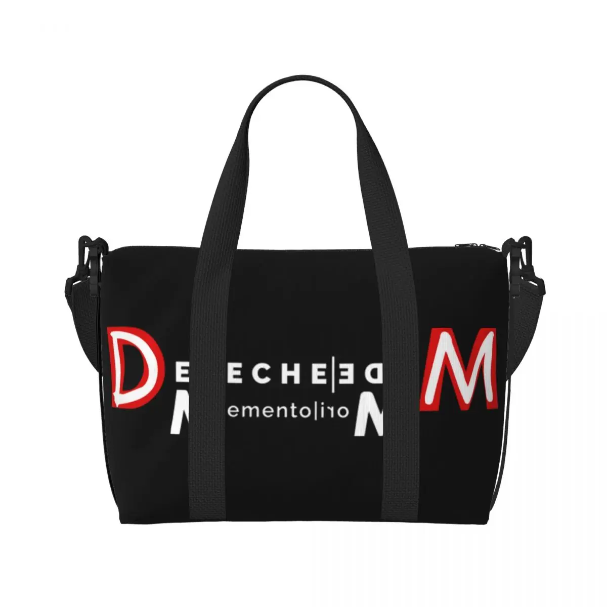 Custom Depeches Cool Modes Tote Bag Women Big Capacity Music Beach Gym Travel Bags