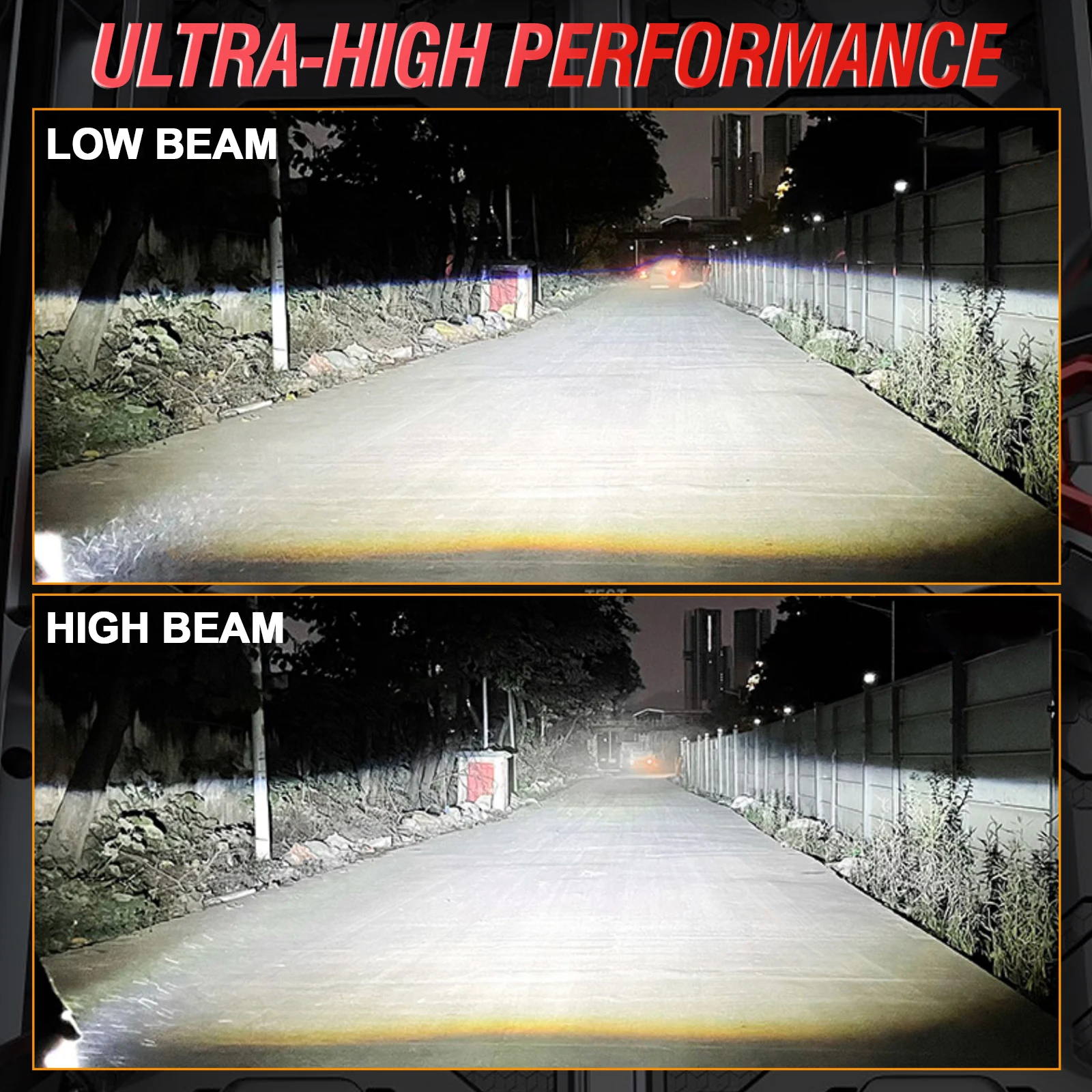 Bullvision H4/9003/HB2 LED Lam - Laser Focus Lens ulasan dan harga