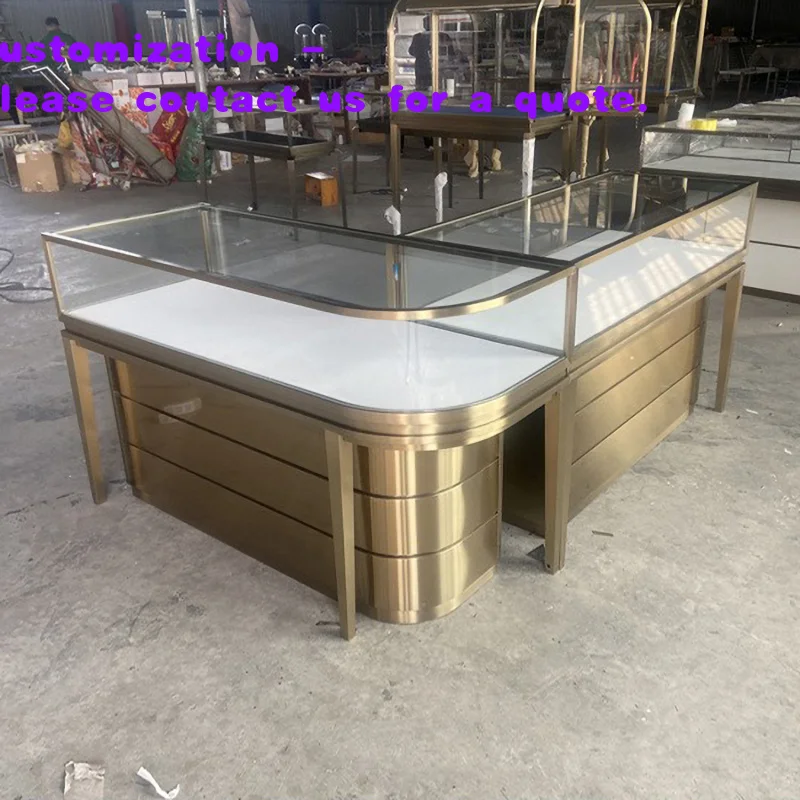 

Современный демонстрационный прилавок для ювелирного магазина, высококачественный, с превосходным дизайном интерьера.