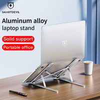 SmartDevil Portable Height Adjustable Laptop Stand For Macbook Notebook Aluminium Alloy Holder for Computer Desk Cooling Bracket