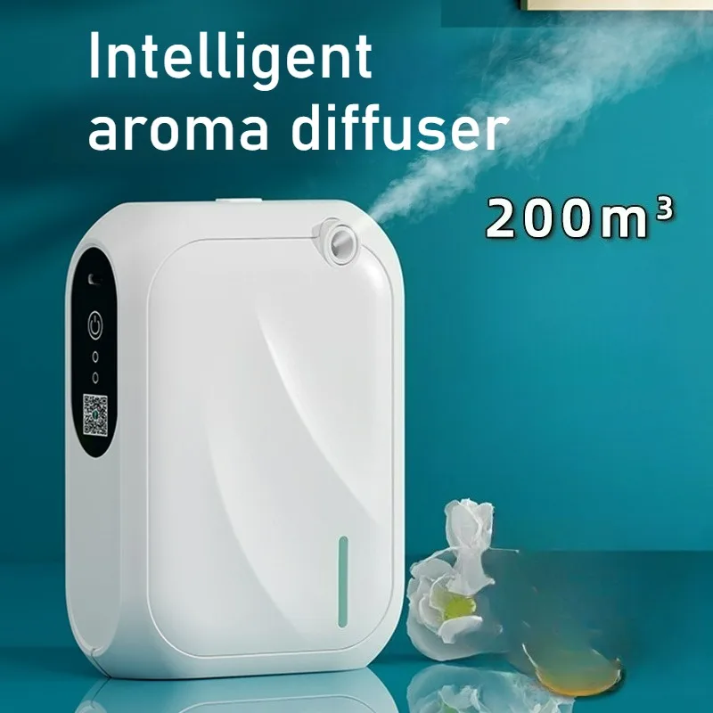 

Аромадиффузор для отелей 200 м³, настенный диффузор для эфирных масел 140 мл для домашнего ароматизации с управлением через Bluetooth-приложение