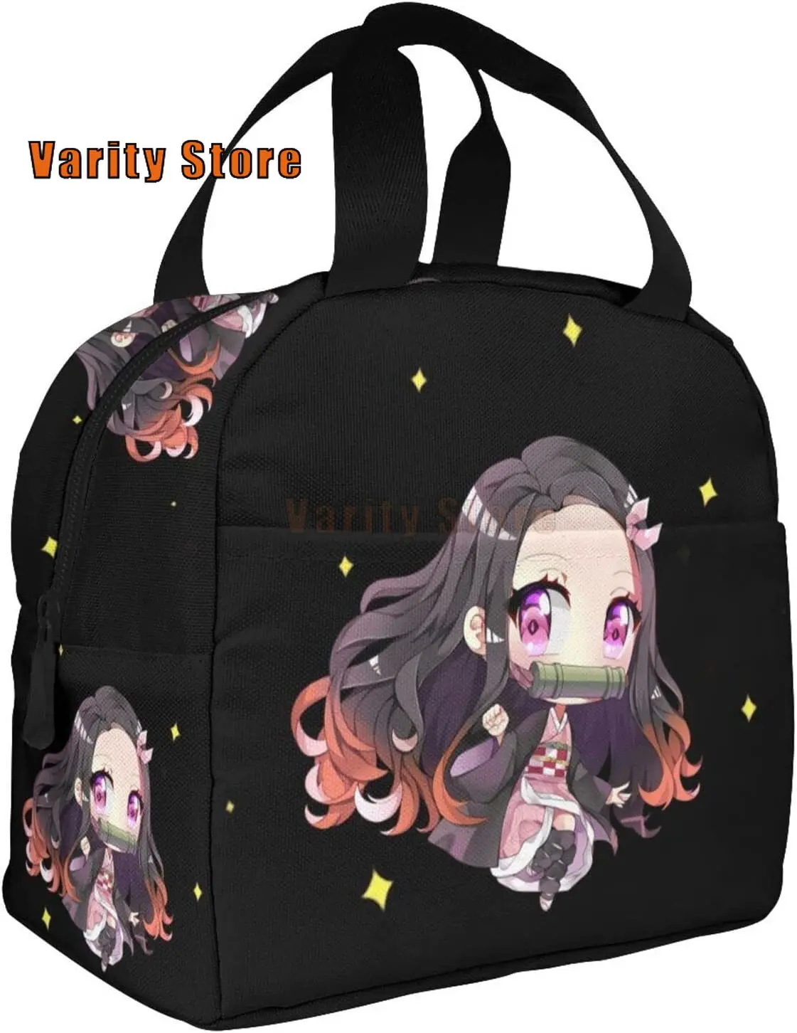 Anime Lunch Bag Tote Meal Bag Reusable Insulated Portable Anime Lunch Box For Women Mens Boy Girl Work Picnic 1-One Size