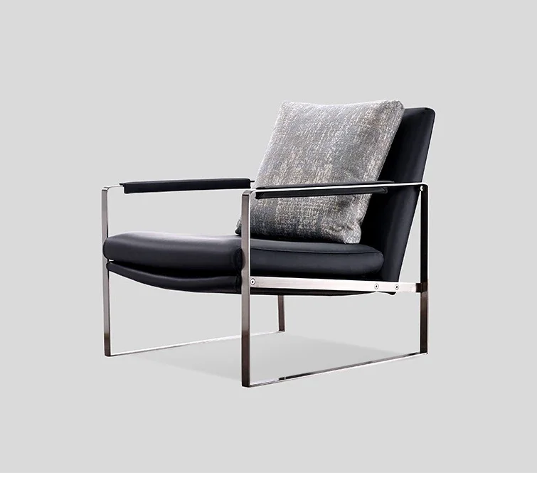 Designer Chair Nordic Single-Seat Sofa Chair Light Luxury Modern Living Room Italian Minimalist Leisure Chair