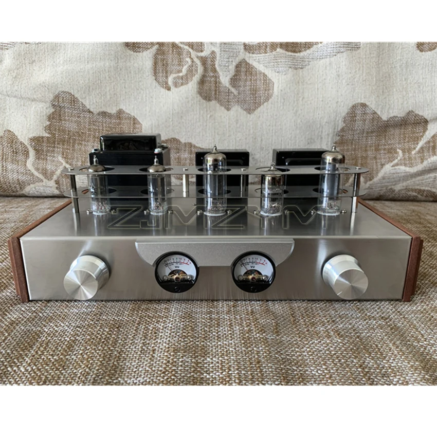 Audio 6n2 6p1 Vacuum Tube Amplifier Kit DIY Hifi Class A Audio Amplifier Vu Meter Bluetooth 5.0 Usb Player 110V220V