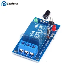 IR Infrared 1 Channel 5V Flame Detection Sensor Module Fire Alarm Sensor Relay Module for Arduino